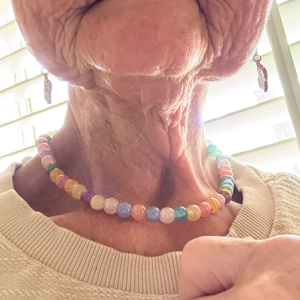 NWT Pastel Gemstone Beaded Necklace - Picture 5 of 6